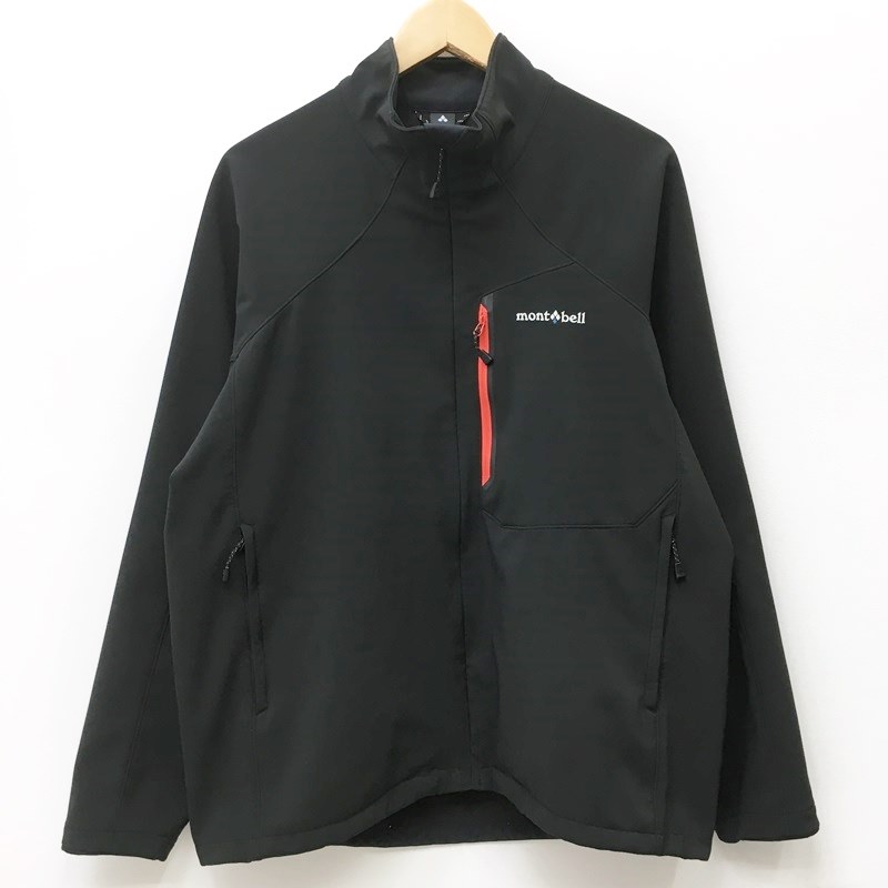 中古 Mont Bell モンベル ウインドブレーカー 号数 L 色合い 黒いこと ノマドジャケット アウトドア F092 Damienrice Com