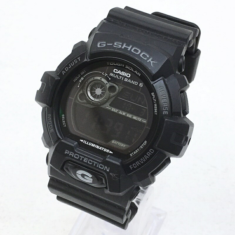 中古 G Shock ジーショック Gw 8900a 1jf 時計 デジタル 電波ソーラー 樹脂ベルト カラー ブラック F131 Fitolab Com Br
