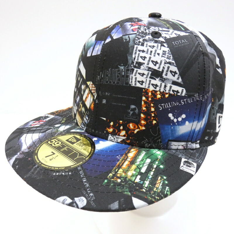 キャップ Era ニューエラ 中古 キャップ Model Bule ニューエラ サイズ 7 New 1 4 メンズ帽子 カラー ブラック Herb 50th Abbiversary F118 お宝市番館