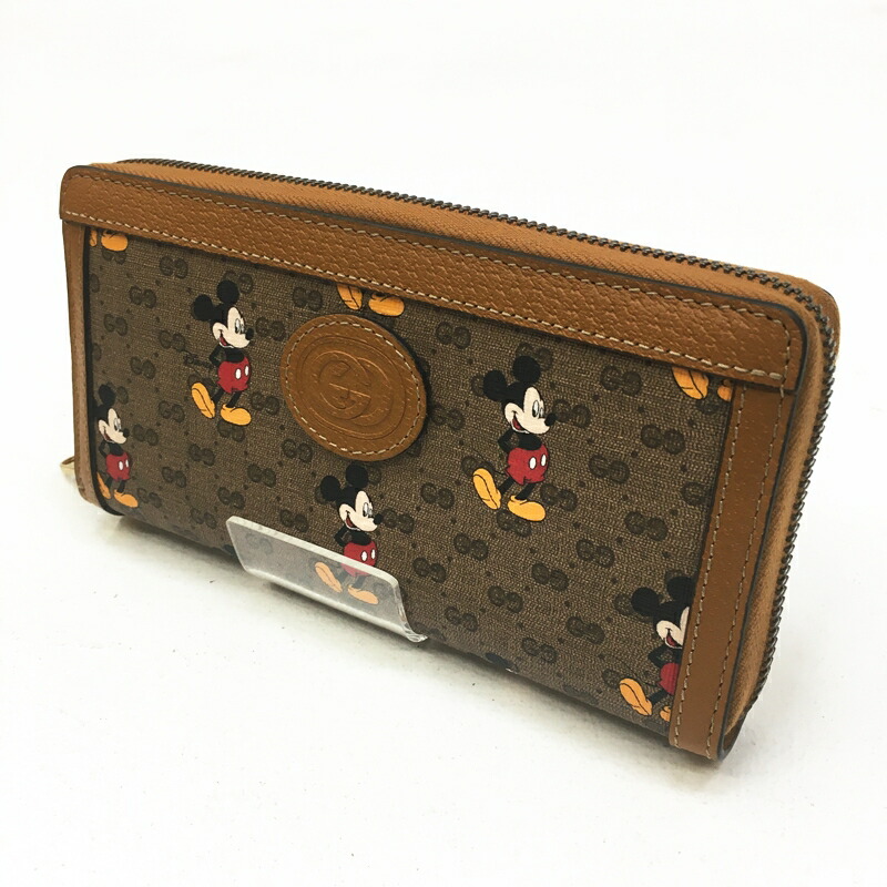 中古 Gucci グッチ ラウンドファスナー長財布 サイズ カラー スプリーム Disney Gucci 年子年の限定コラボ F125 Mozago Com