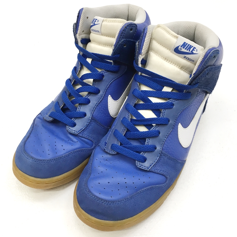 中古 Nike ナイキ 3172 412dunk High Premium ダンク ノリノリ プレミア スニーカー サイズ 29cm 色合い 青 F126 Diahc Ae