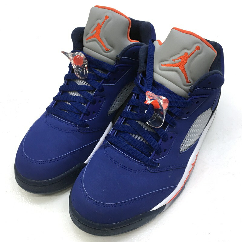 中古 Nike ナイキ 417air Jordan 5 Retro Low 天空ジョーダン5 レトロ 法 スニーカー 号数 27 5cm 色艶 青味 F126 Chelseafilm Org