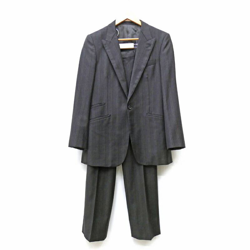 中古 Paul Smith ポールスミス セットアップ 大いさ L 衿 ストライプ 9599l 1b X Lanificio F Lli 輸入物 F094 Saboramalaga Es