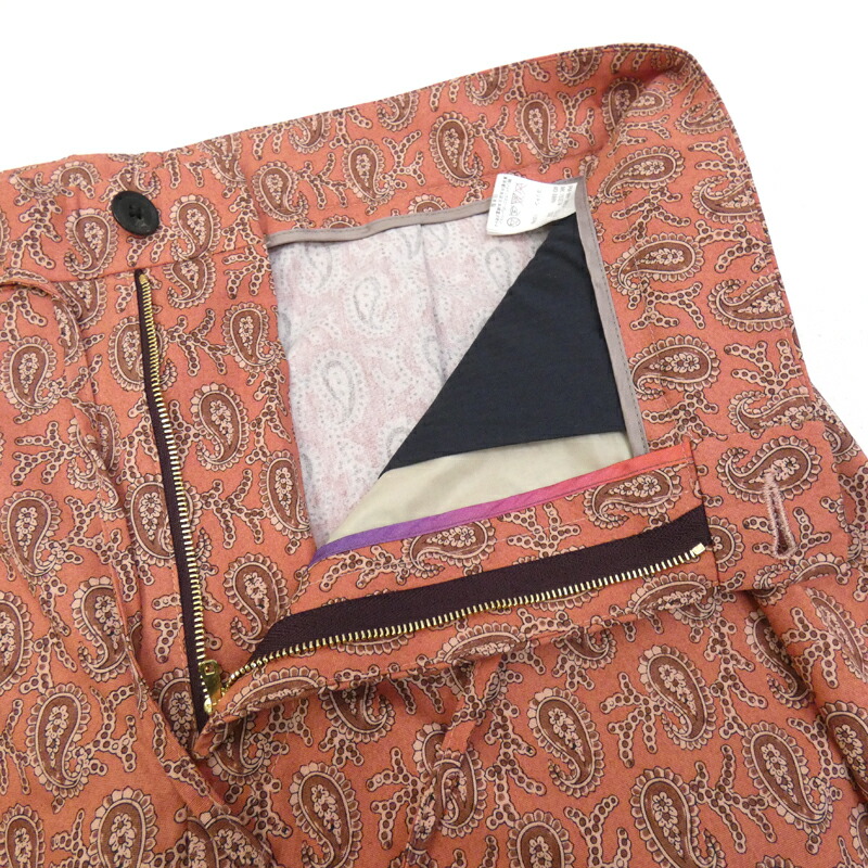 中古 Paul Smith ポールスミス イージーパンツ サイズ L カラー 総柄 ss Paisley Pants インポート F107 Butlerchimneys Com