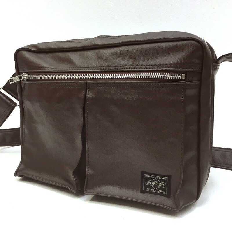 中古 Porter Free Style ポーターフリースタイル 707 012 ショルダーバッグ サイズ カラー ブラウン Model Shoulder Bag S F121 Wloczypies Pl