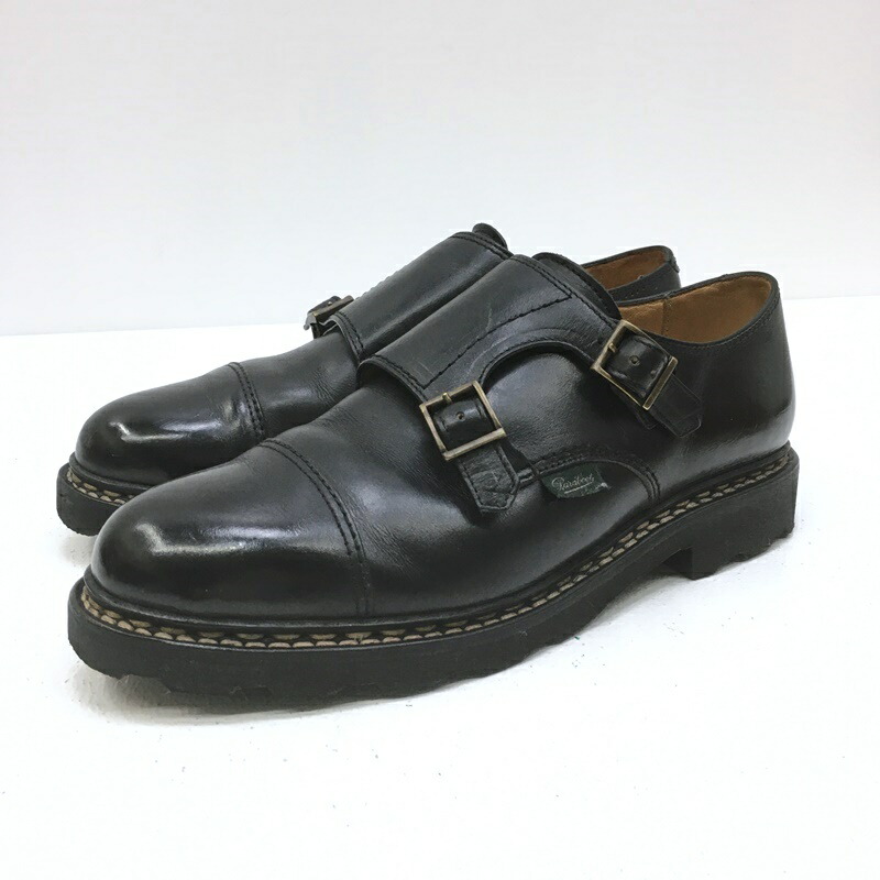 Paraboot パラブーツ ダブルモンクストラップ レザーシューズ サイズ