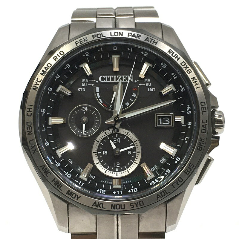 【楽天市場】【中古】CITIZEN シチズン 時計 AT9096-57E H820-T023070 ATESSA ｴｺﾄﾞﾗｲﾌﾞ アテッサ ...