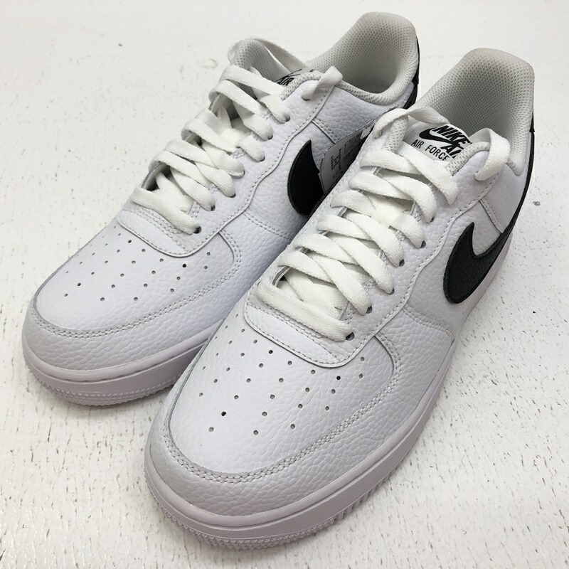 【楽天市場】【中古】nike ナイキ Ct2302 100 Air Force 1 Low 07 White Black Pebbled Leather エアフォース1 ロー 07 7038