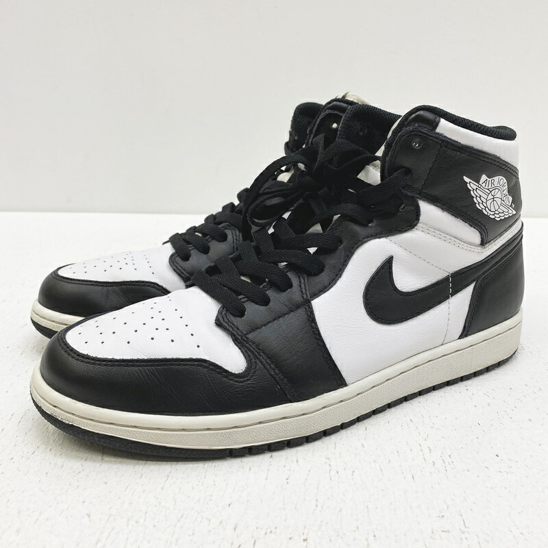 【楽天市場】【中古】NIKE ナイキ 555088-010 Air Jordan 1 Retro High OG Black/White ...