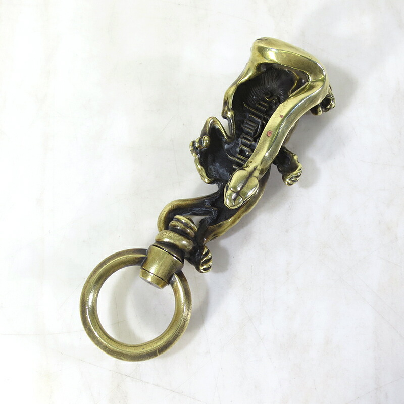 Panther キーフック 中古 キーホルダー キーケース パンサー Softmachine キーフック Panther キーリング お宝市番館 キーホルダー ゴールド系 ソフトマシーン Hook F134 Key