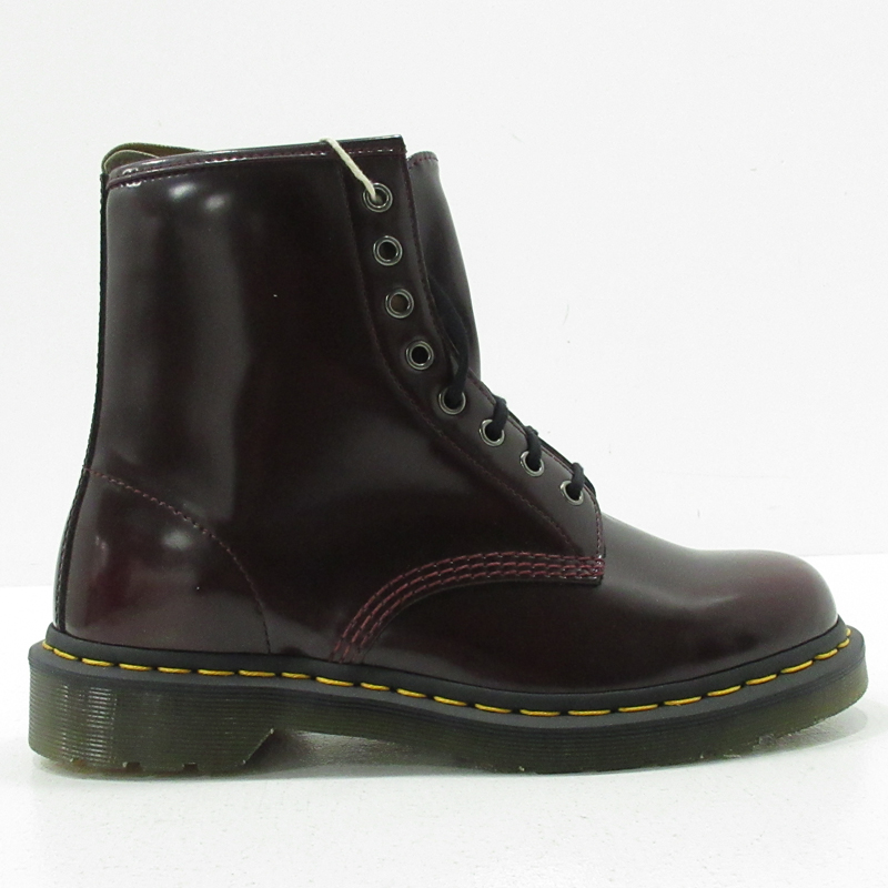 中古 Dr Martens ドクターマーチン 8ホールブーツ Vegan1460 チェリーレッド サイズ Uk8 F127 Rvcconst Com