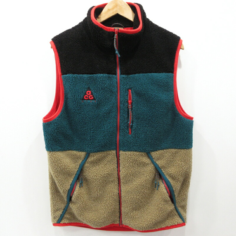 nike acg vest fleece