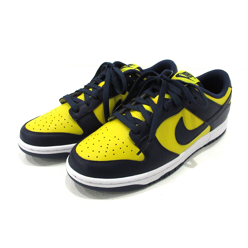 中古 Nike ナイキ Dunk Low Retro ダンク ロー レトロ Dd1391 700 スニーカー 黄色 ネイビー サイズ 27 0 F126 Kossacklaw Com