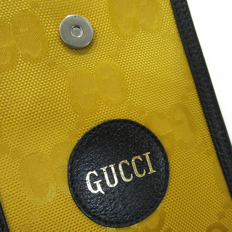 【中古】GUCCI|グッチGGナイロンGucciOffTheGridミニショルダーバッグ625599イエロー【f122】