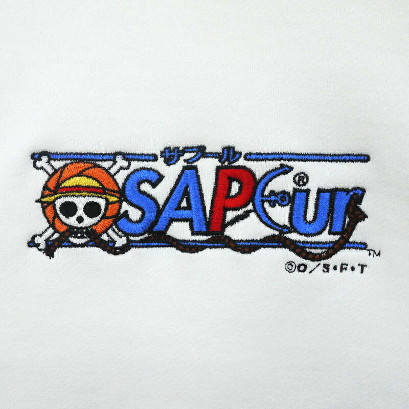 楽天市場 中古 Sapeur One Piece サプール ワンピース 長袖 プルオーバーパーカー ワンピース ロゴ ホワイト サイズ Xl F104 お宝市番館