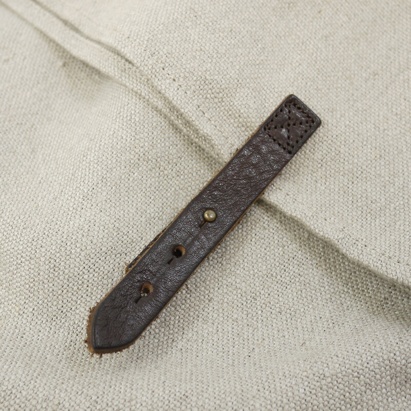 お宝市番館 Robe ネストローブ リネンパックサック リュック 中古 リネンパックサック リュック 中古 Nest ベージュ系 Robe ネストローブ Nest F121