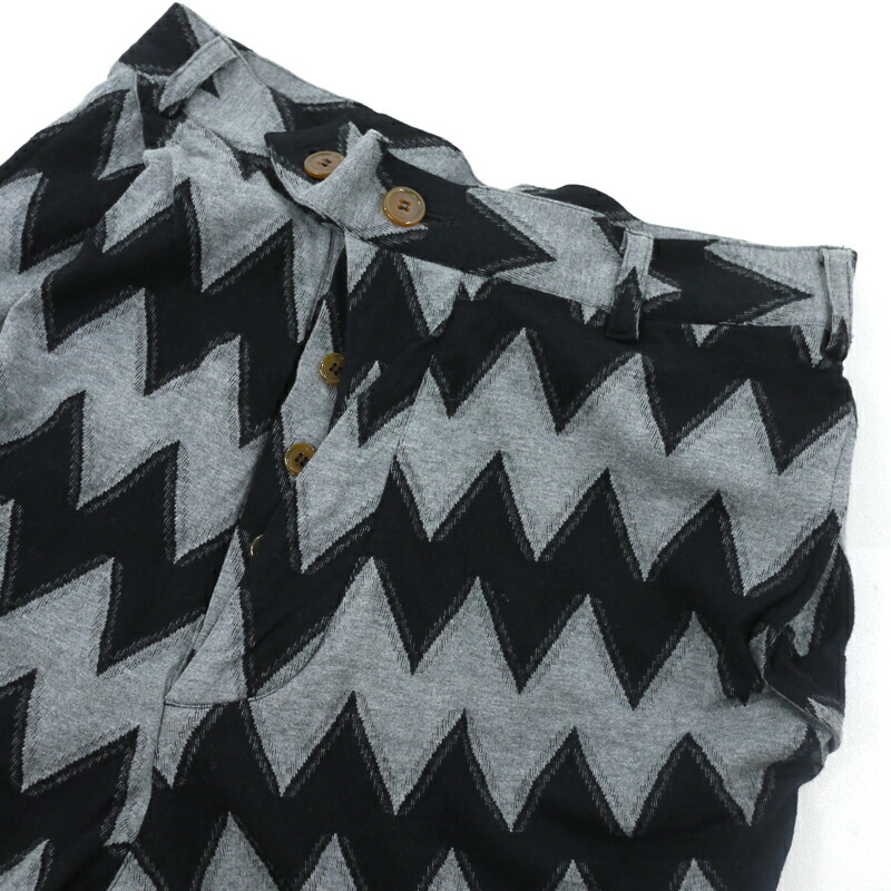 ブラック グレー Man ヴィヴィアンウエストウッドマン Vivienne お宝市番館 中古 中古 Vivienne Westwood Man ヴィヴィアンウエストウッドマン サイズ 44 セットアップ シェブロン ストライプ 柄 ジャケット ハーフパンツ F108 Westwood