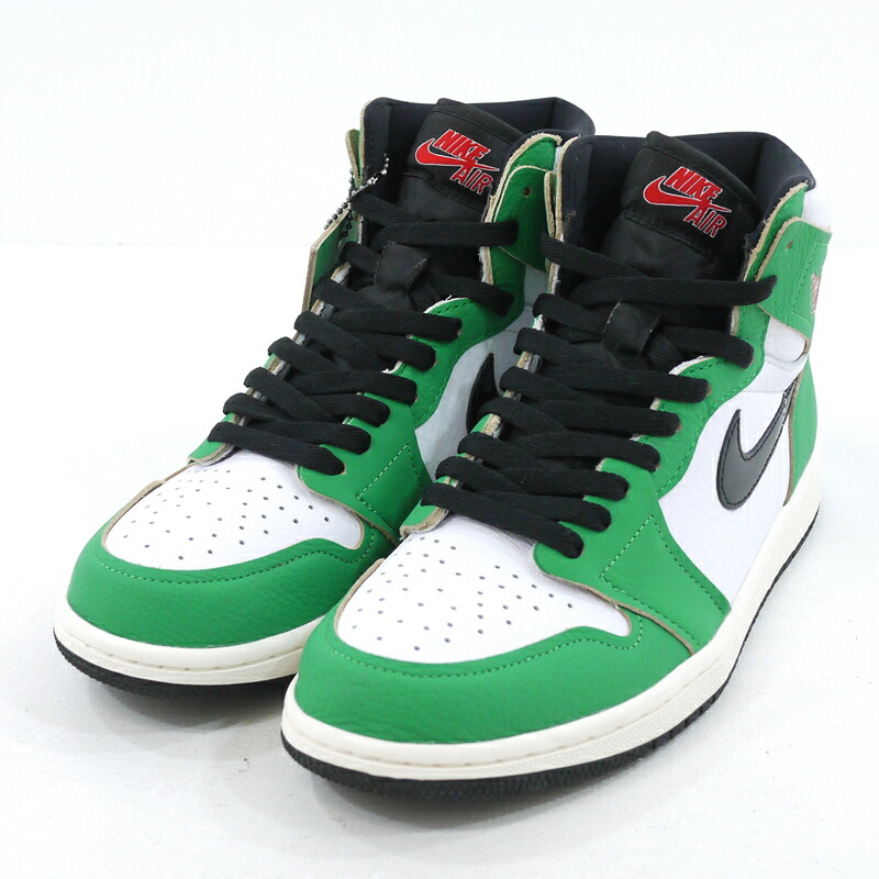 中古 Nike ナイキ Wmns Air Jordan 1 High Og ウィメンズ エアジョーダン1 ハイ Og Db4612 300 スニーカー グリーン ホワイト サイズ 26 5cm F126 Emescla Com Br