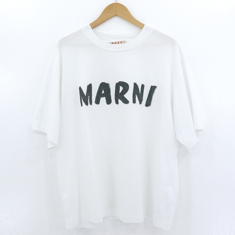 国産低価】 Marni - マルニ MARNI ロゴTシャツ レタリング コットン38