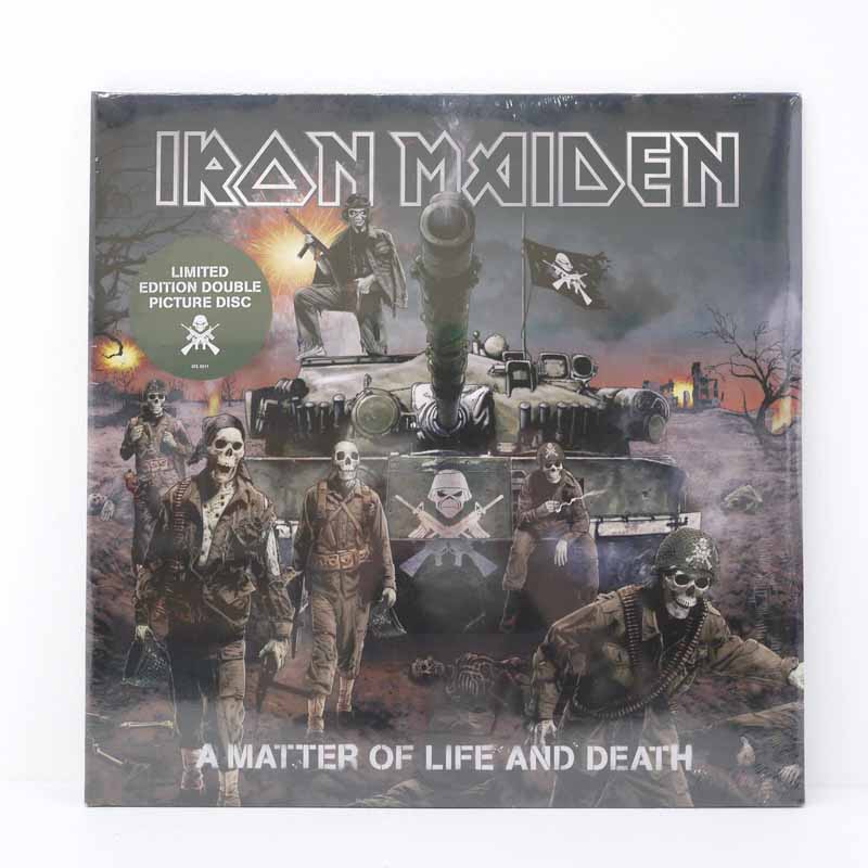 【中古】IRON MAIDEN アイアンメイデンMatter Of Life And Death ア・マター・オブ・ライフ・アンド・デス 海外盤 3723211　LP　レコード【レトロ】｜お宝市番館