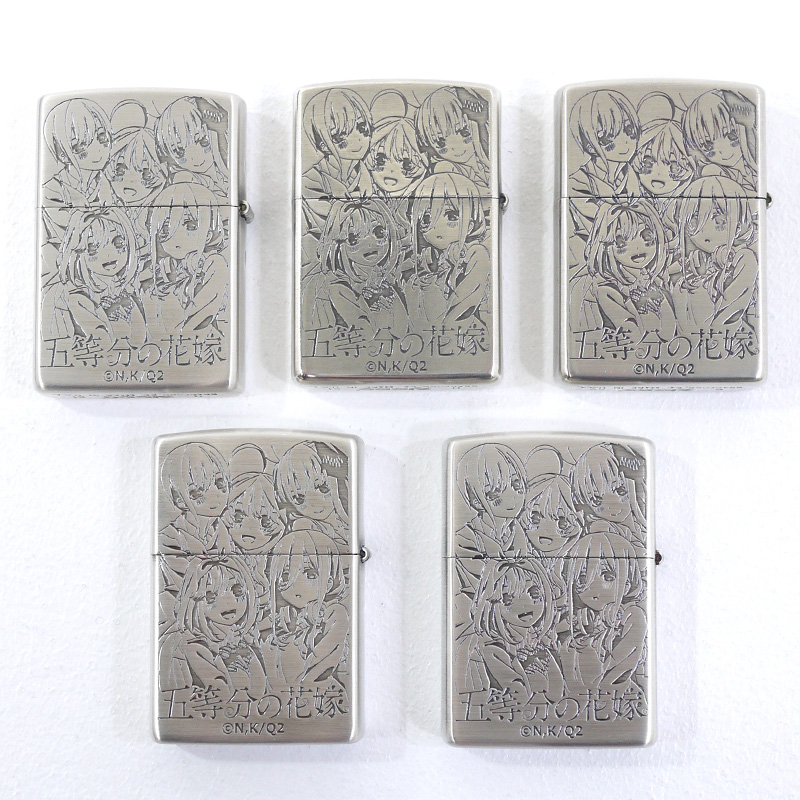 未使用品 五等分の花嫁Zippo(ジッポー)ライター 5個 flossom.com.mx