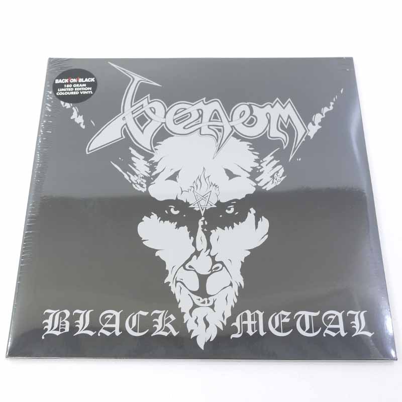【中古】 VENOM ヴェノム BLACK METAL ブラックメタル　BACK ON BLACK 未開封　LP【レトロ】