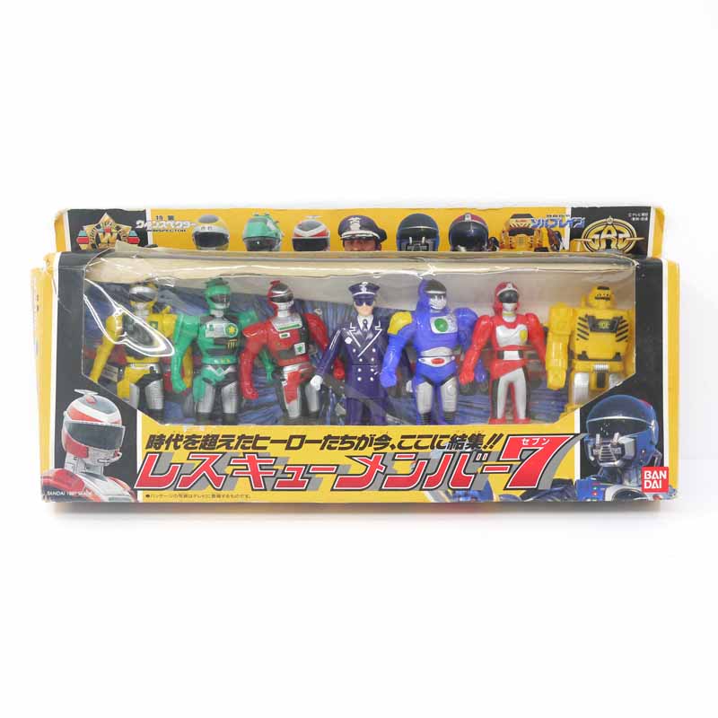 【中古】レスキューメンバー7特警ウインスペクター/特急指令ソルブレイン【レトロ】画像