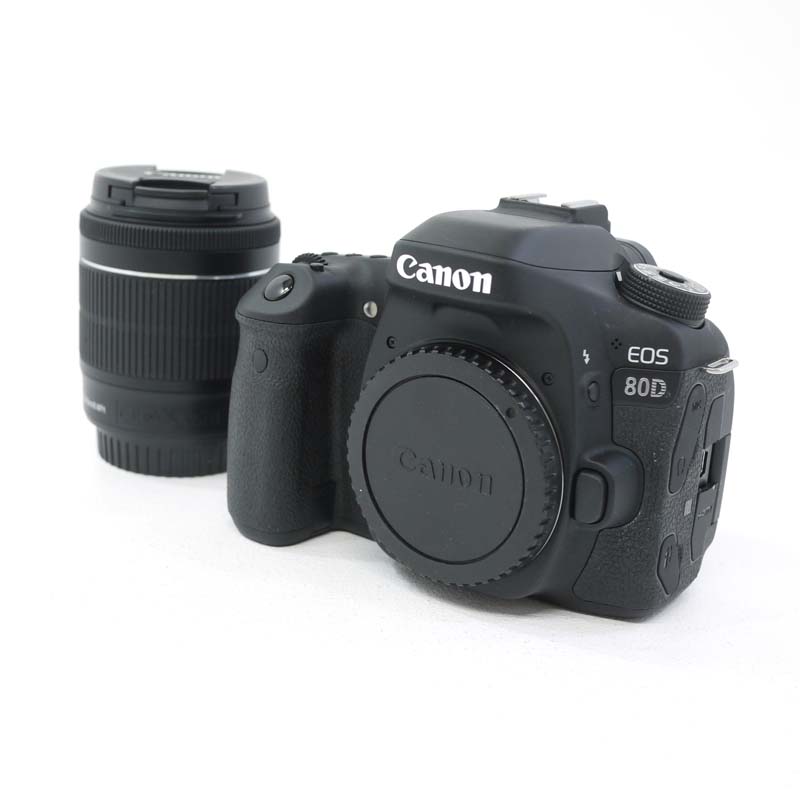 【中古】Canon/加農砲 EOS 80D 水晶体一揃いの道具 一眼一眼レフ 【家電】【動くこと突きとめる済み】