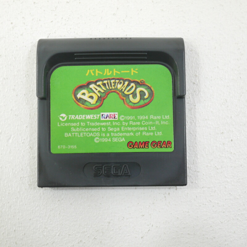 【中古】 バトルトード ゲームギアソフト　【レトロ】 【代金引換不可・日時指定不可】 【ネコポス発送】