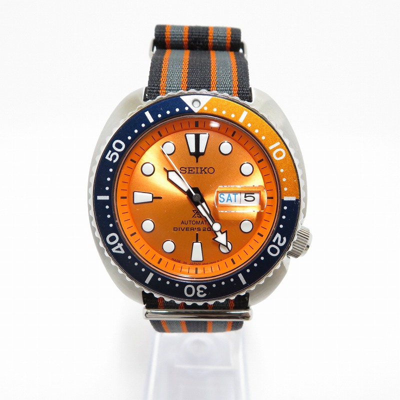 ■新品！■ ダイバーズウォッチ　オレンジバンド メンズ レディース 腕時計