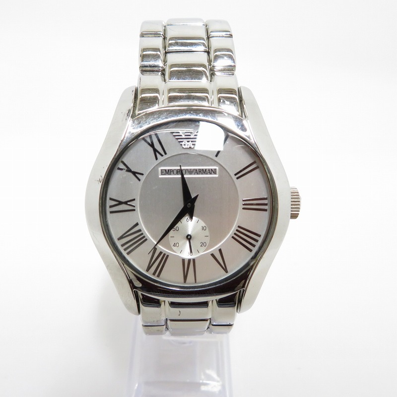 【楽天市場】【中古】EMPORIO ARMANI｜エンポリオアルマーニ スモールセコンド AR1647 腕時計 シルバー【f131】：お宝市番館