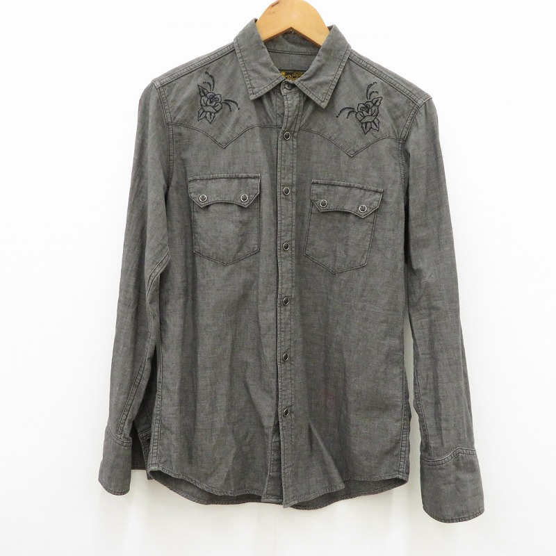 ルードギャラリー  ブラックレーベル　シャンブレーシャツ　サイズ　S RUDE GALLERY、RUDE GALLERY BLACK REBEL入荷情報 | AUDIO BLOG