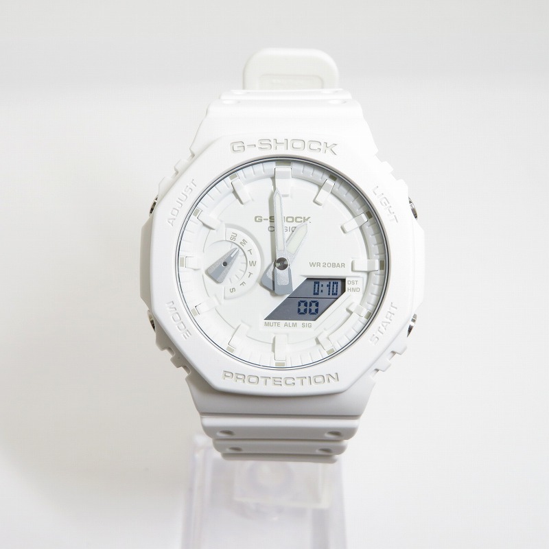 【中古】 CASIO｜カシオ G-SHOCK/ジーショック GA-2100-7A7JF アナデジクオーツ 腕時計 ホワイト 【f131】