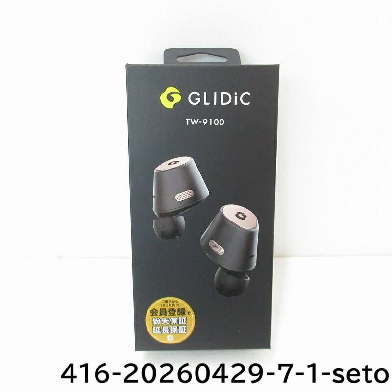 【未当て嵌める】【未開封】GLIDiC｜グライディックワイヤレスイヤホンTW-9100