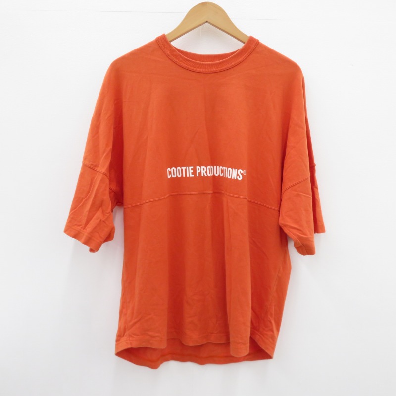 COOTIE - COOTIE Football Oversized L/S Tee フットボールの+