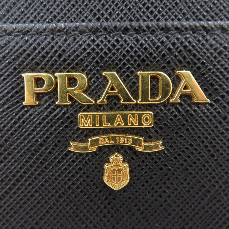 PRADA｜プラダ キーケース コインケース サフィアーノ 1PP122 ブラック 財布・ケース 