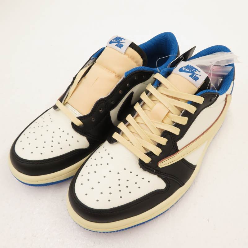 中古 Nike ナイキ Travis Scott Fragment Design Nike Air Jordan 1 Low Og トラヴィス スコット フラグメントデザイン ナイキ エアジョーダン1 ロー Dm7866 140 スニーカー マルチ サイズ 25 0cm F126 Tajikhome Com