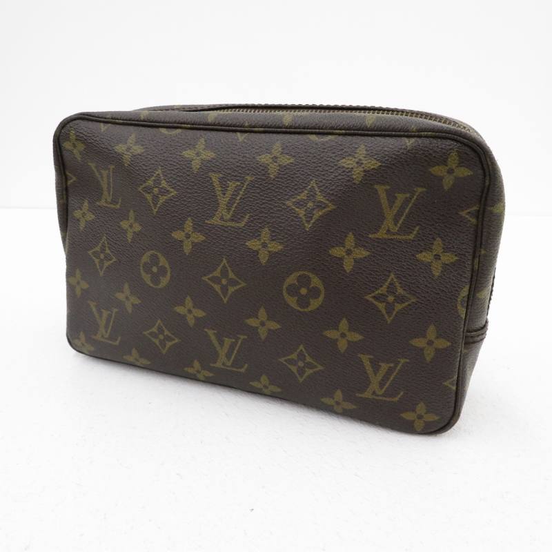 LOUIS VUITTON|ルイ・ヴィトン M47524 モノグラム コスメポーチ トゥルーストワレット23 ブラウン
