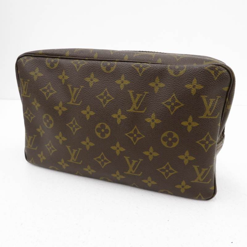LOUIS VUITTON|ルイ・ヴィトン M47522 モノグラム トゥルーストワレット28 ポーチ ブラウン