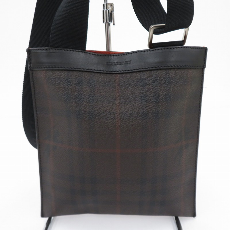 BURBERRY LONDON CHECK PATTERNED SHOULDER BAG MADE IN ITALY