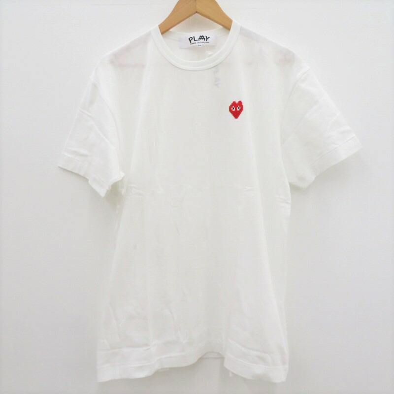 国内発 PLAY Comme des Garcons INVADERコットン Tシャツ 送料込 