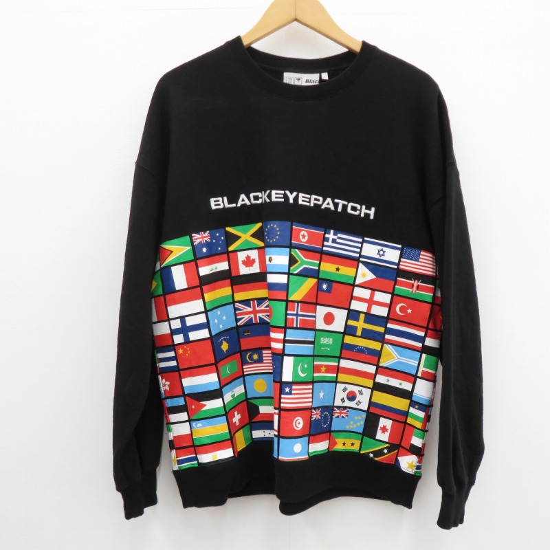 LHP限定 激レアBLACKEYEPATCH オリーブ トレーナー LHP限定 激レアBLACKEYEPATCH オリーブ トレーナー