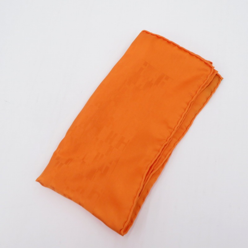 美品☆HERMESエルメス☆スカーフ/ポケットチーフ ブルー グランH プチカレ ポケットチーフ 45 《ファソネ・グランH》 | Hermès - エルメス