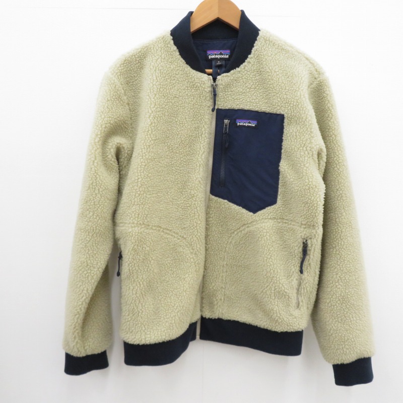 【楽天市場】【中古】patagonia｜パタゴニア Retro X Fleece Bomber Jacket フリース レトロx ボマー ジャケット 22830 ベージュ サイズ：m 0645