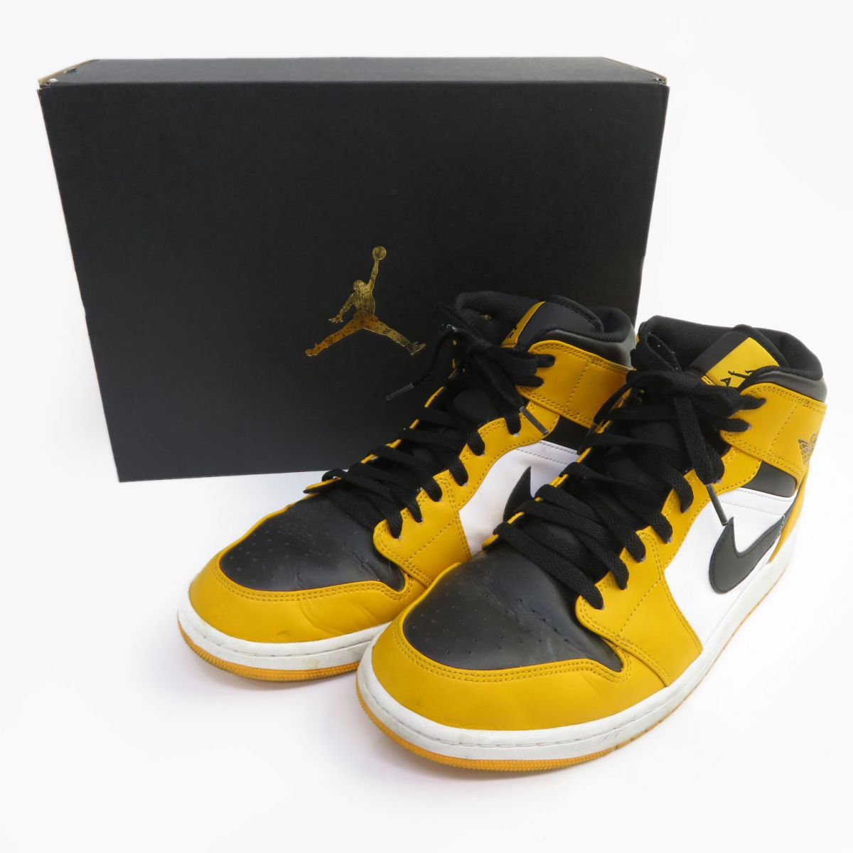 NIKE ナイキ AIR JORDAN 1 MID エアジョーダン ミッド 554724-701 US12 30cm 箱有 ※中古