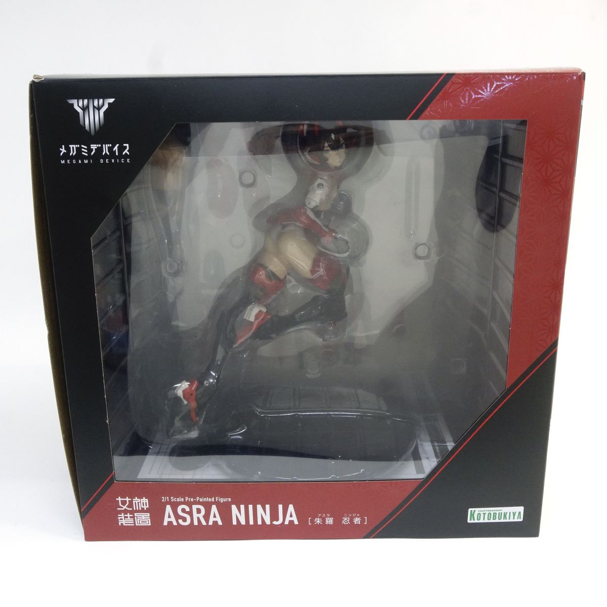 コトブキヤ メガミデバイス 朱羅 忍者 2/1スケール 完成品フィギュア ※中古｜お宝ギターズ