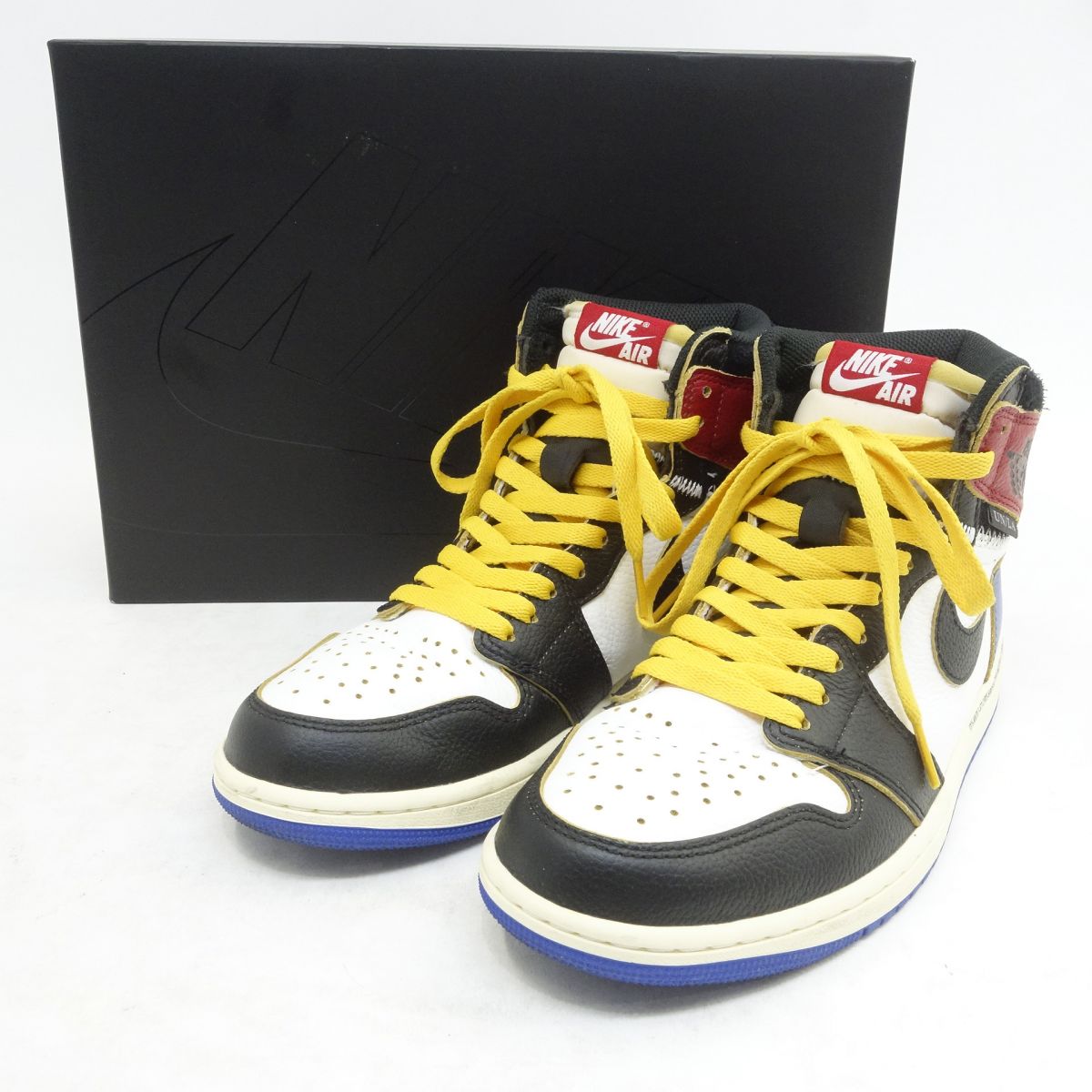 Fragment &times; UNION &times; NIKE ナイキ AIR JORDAN 1 RTR HI OG SP エアジョーダン 107847-002 US8.5 26.5cm 箱有 ※中古｜お宝ギターズ