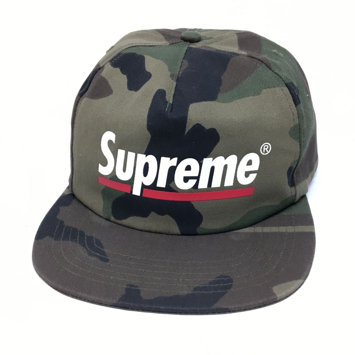 Supreme グリッドパターン キャップ Supreme (シュプリーム) 25SS グラフィック刺繍 メッシュ
