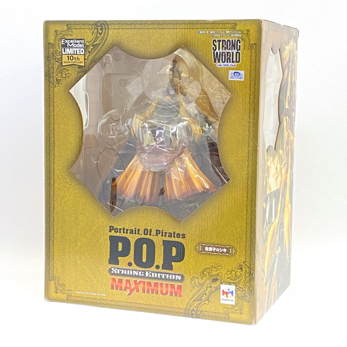【未開封】メガハウス エクセレントモデルLIMITED P.O.P ワンピース フィルム ストロングワールド 金獅子のシキ フィギュア