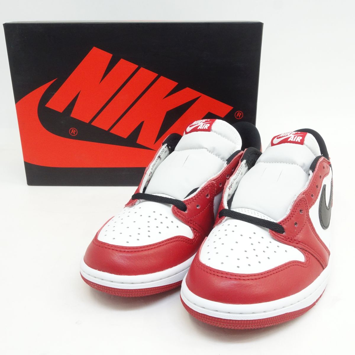 【未使用】NIKE ナイキ AIR JORDAN 1 RETRO LOW OG エアジョーダン レトロ HQ6998-600 US8.5 26.5cm 箱有